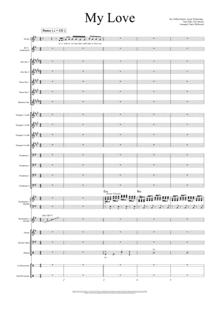 My Love (arr. Daryl McKenzie)