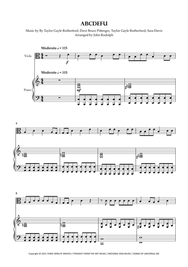 Abcdefu (arr. John Rudolph)