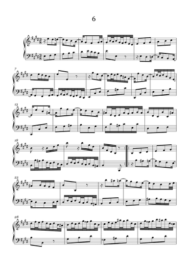 J.S.Bach:Two-Part Invention No.6