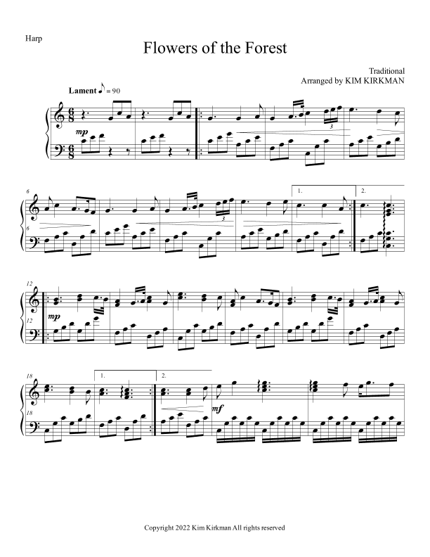 Flowers of the Forest (arr. Kim Kirkman)
