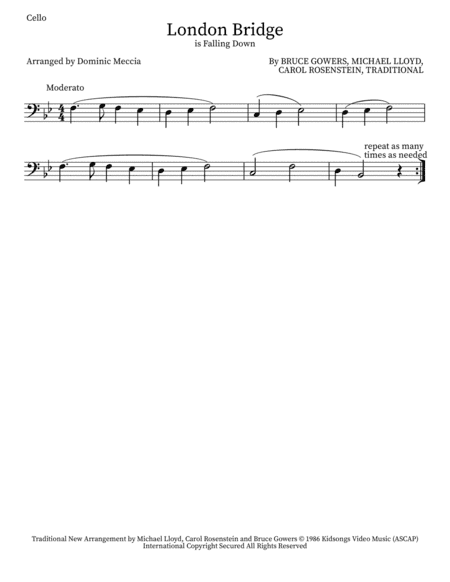 London Bridge (arr. Dominic Meccia)