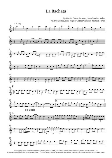 La Bachata (arr. Fernanda Moura)