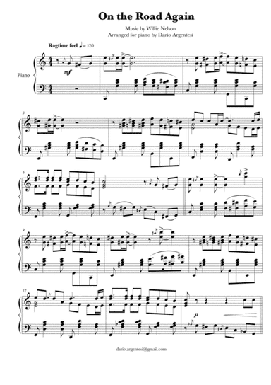 On The Road Again (arr. Dario Argentesi)