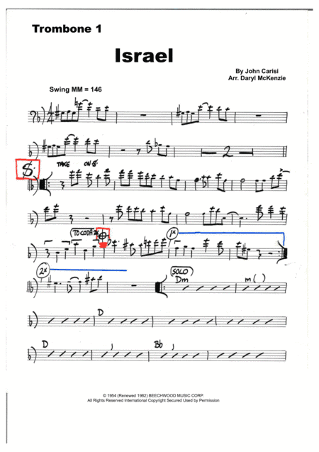 Israel (arr. Daryl McKenzie)