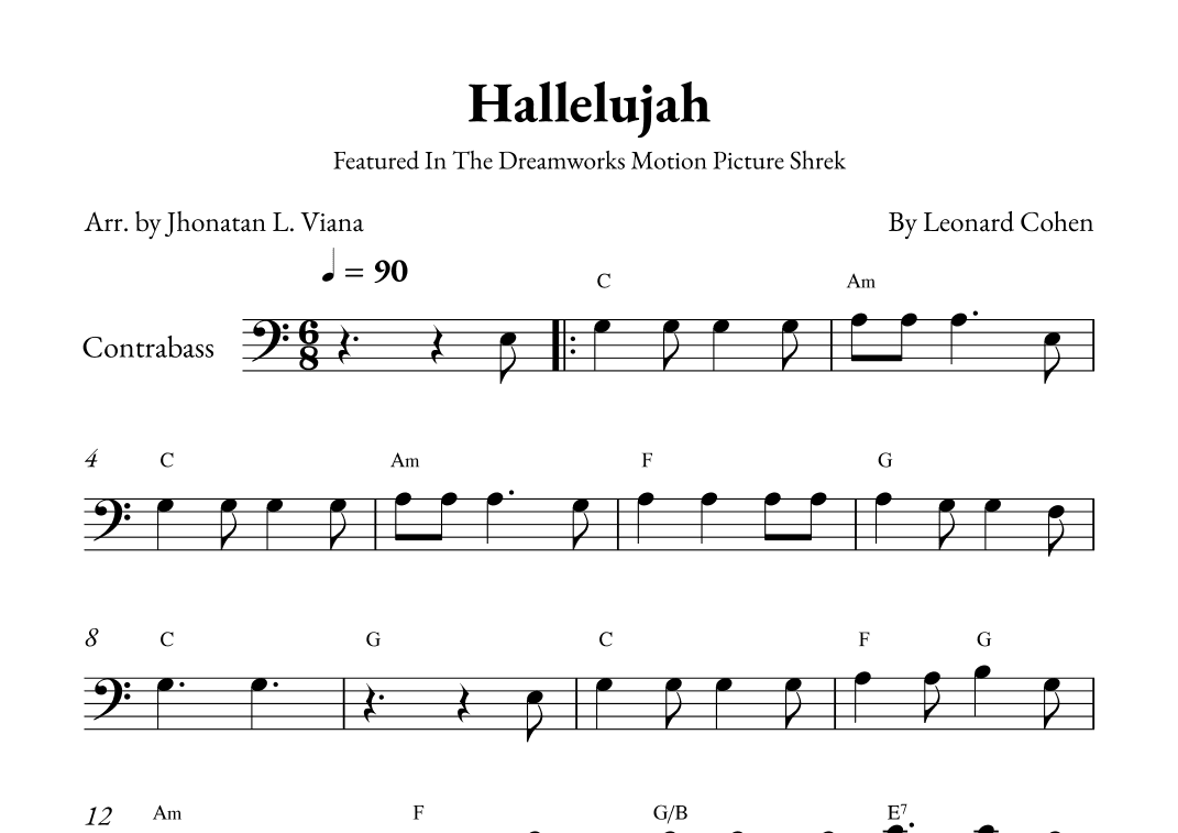 Hallelujah (arr. Jhonatan Lucio Viana)