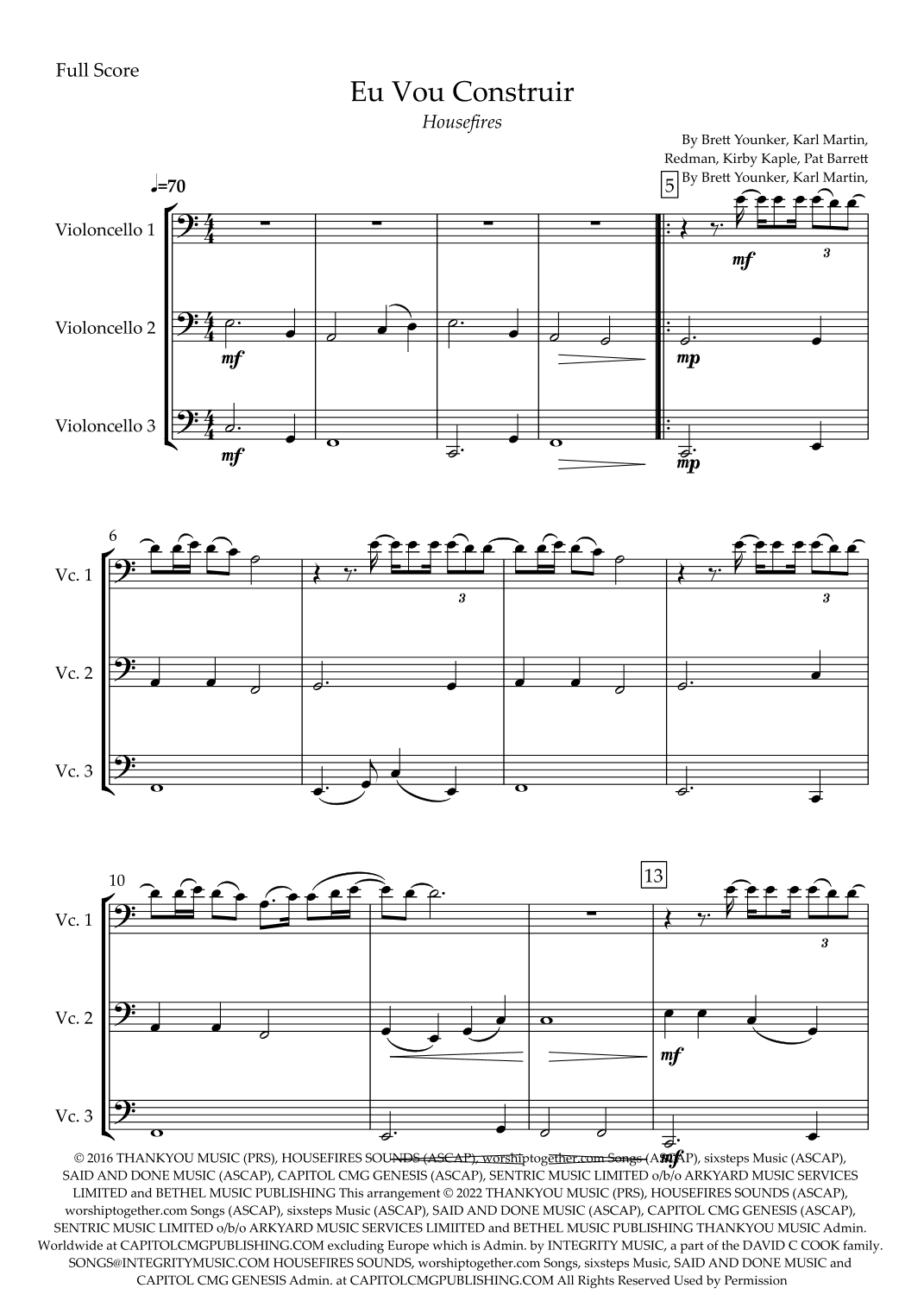 Build My Life (arr. Fabio Britto)