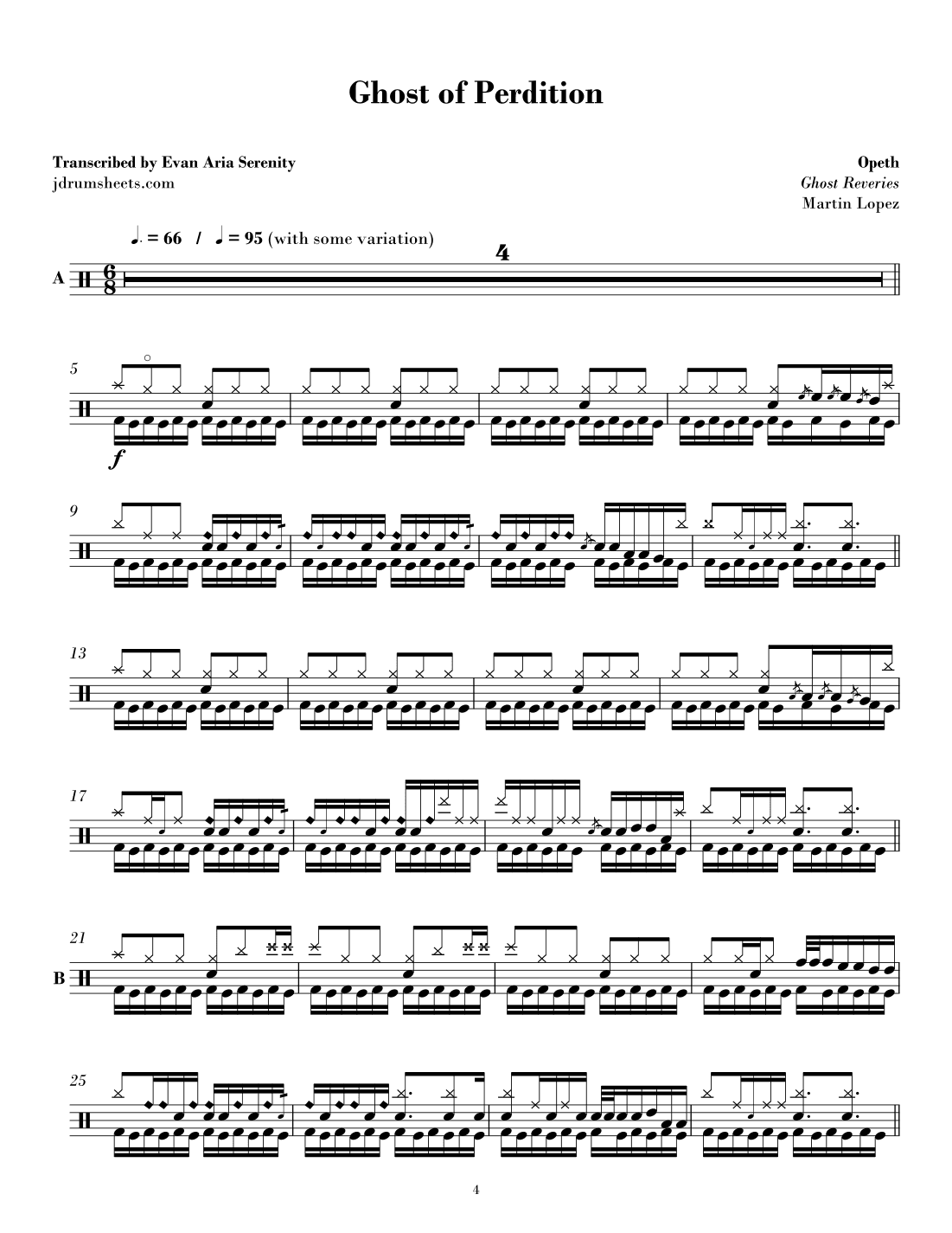 Ghost Of Perdition (arr. Evan Aria Serenity)