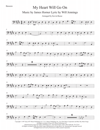 My Heart Will Go On (Love Theme from Titanic) (arr. Kevin Busse)