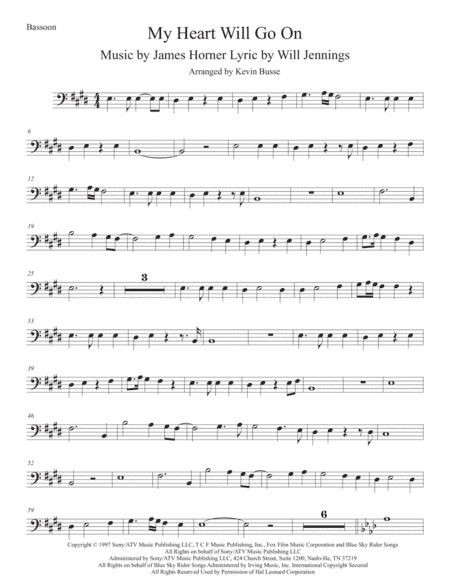 My Heart Will Go On (Love Theme from Titanic) (arr. Kevin Busse)