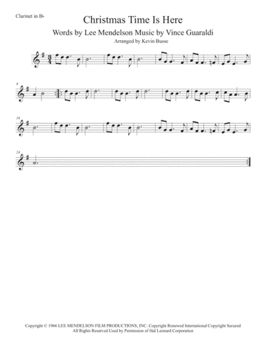 Christmas Time Is Here (arr. Kevin Busse)