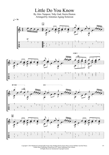 Little Do You Know (arr. Antonius Agung Setiawan)