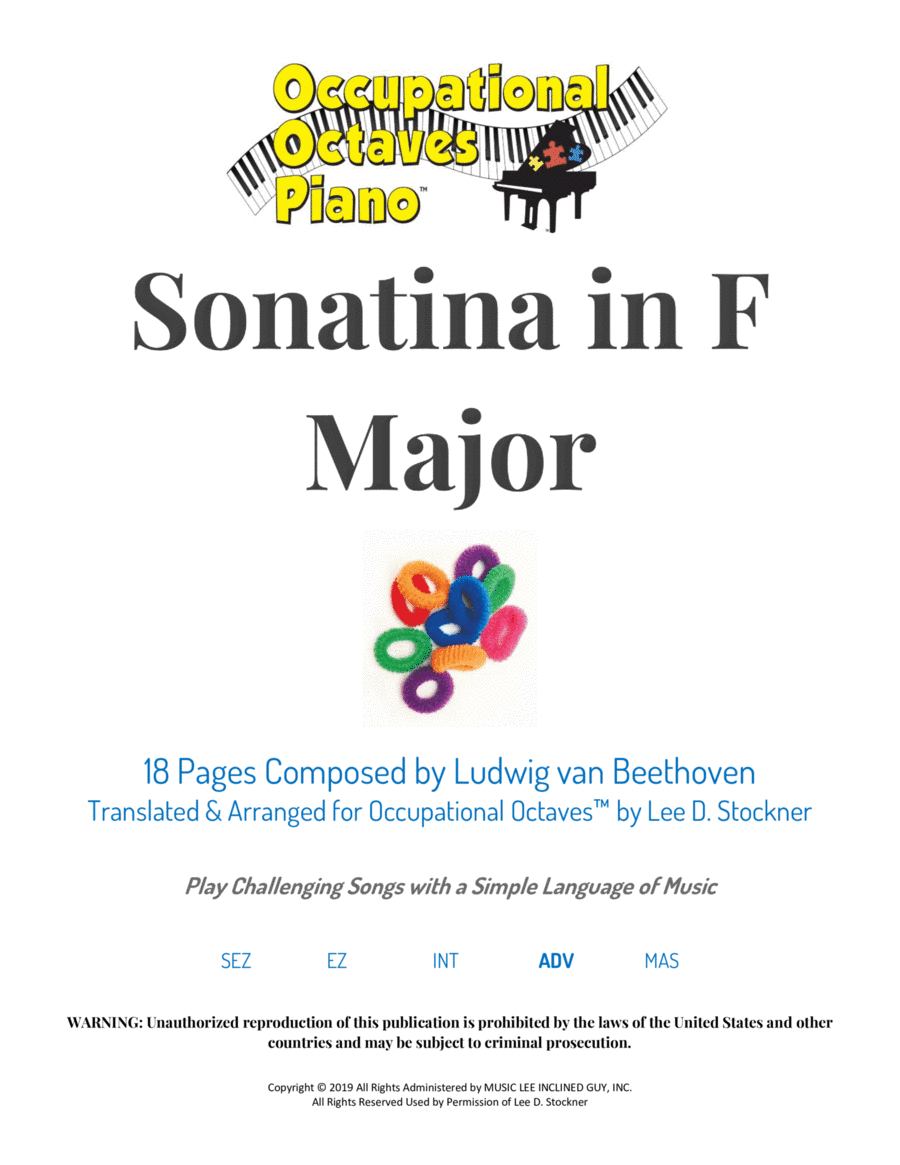 Sonatina in F Major (Occupational Octaves™) (arr. Lee D. Stockner)
