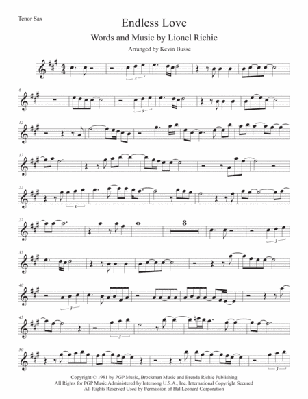 Endless Love (arr. Kevin Busse)