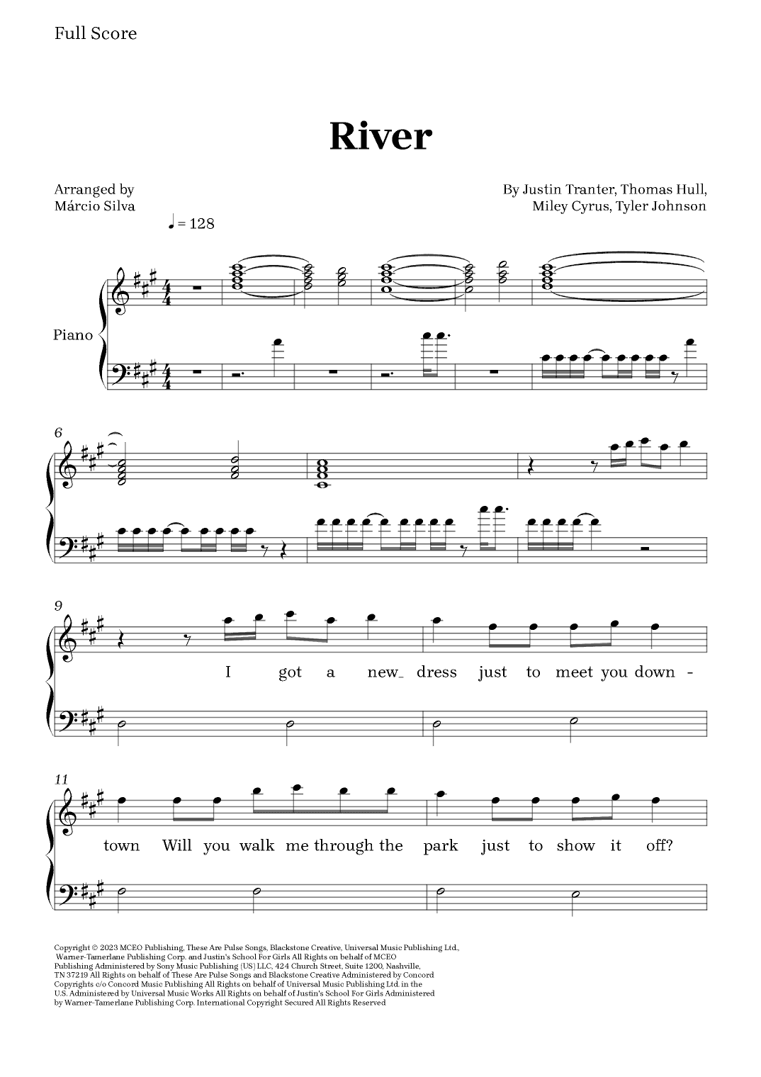 River (arr. Márcio Silva)