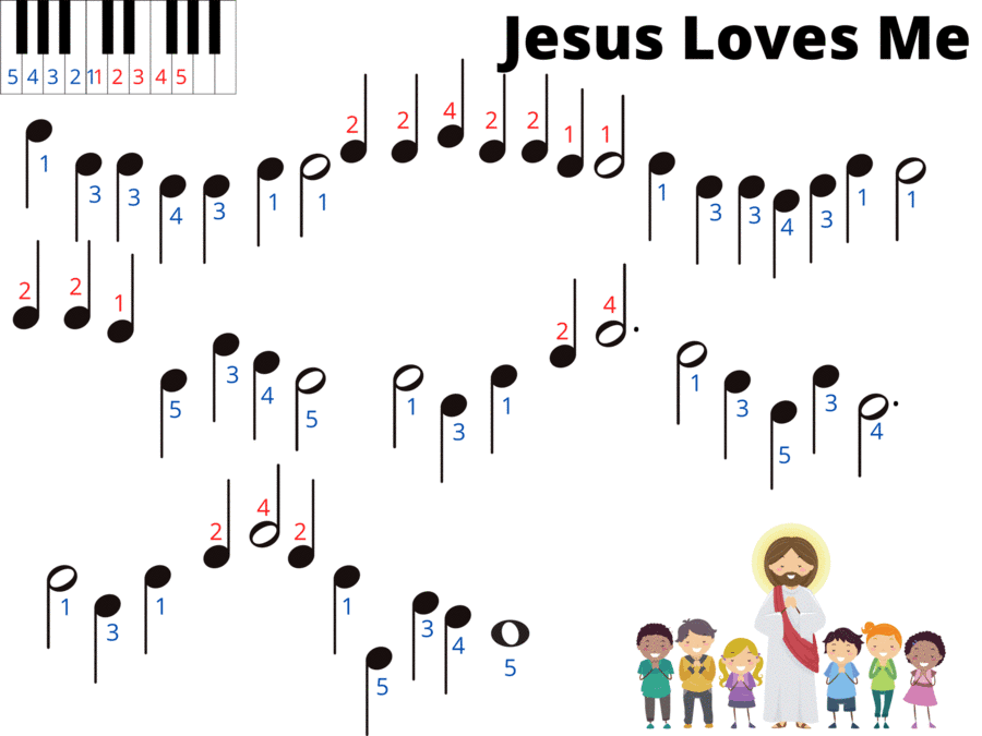 Jesus Loves Me (arr. Mrs. Judy Naillon "ViolinJudy")