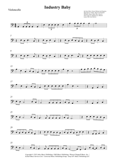 Industry Baby (arr. Wesley S. SIlva)