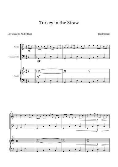 Turkey in the Straw (arr. André Nusa)