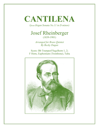 Cantilena, from Organ Sonata No. 11 (arr. Becky Dugan)