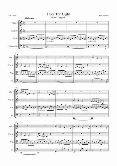 I See The Light (arr. Music & Strings)