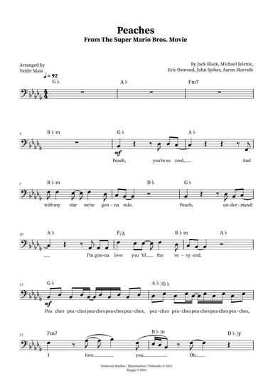 Peaches (arr. Valdir Maia)