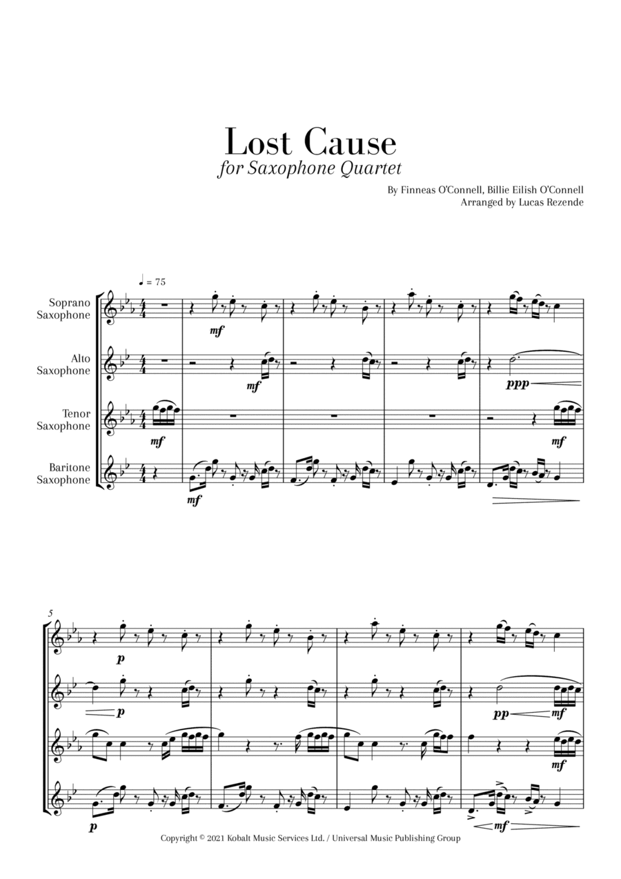 Lost Cause (arr. Lucas Rezende)