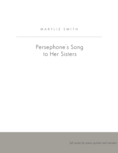 Persephone's Song to Her Sisters