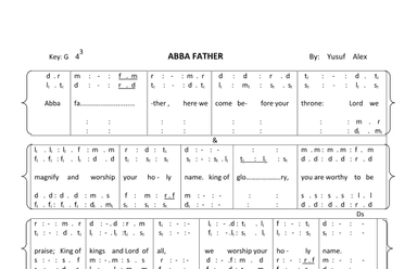 Abba Father