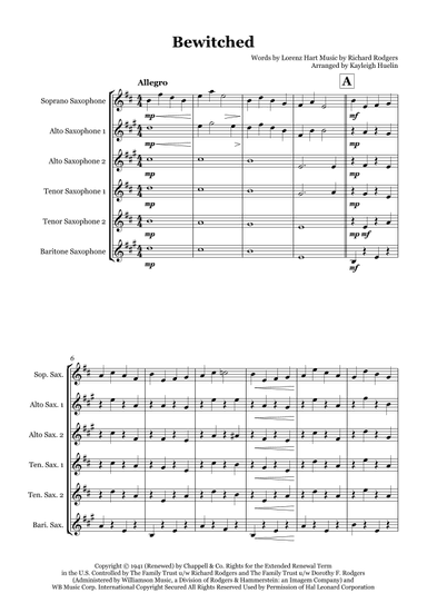 Bewitched (arr. Kayleigh Huelin)