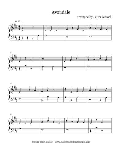 Avondale (arr. Laura Glassel)