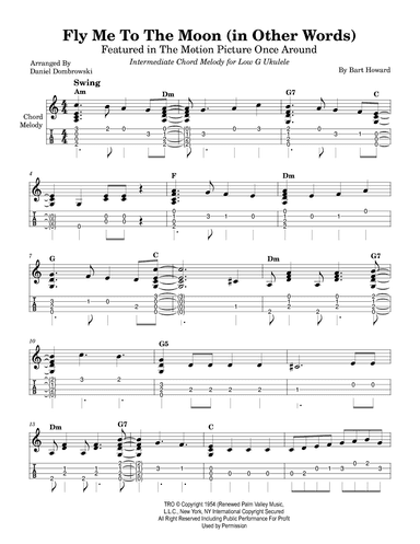 Fly Me To The Moon (in Other Words) (arr. Daniel Dombrowski)