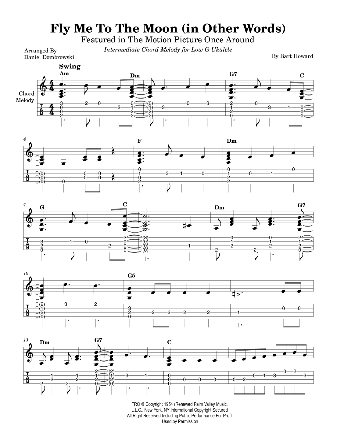 Fly Me To The Moon (in Other Words) (arr. Daniel Dombrowski)