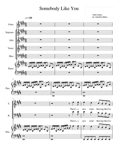 Somebody Like You (arr. Caroline Attard)