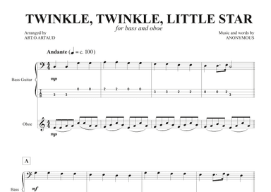 Twinkle Twinkle Little Star (arr. Art.o Artaud)