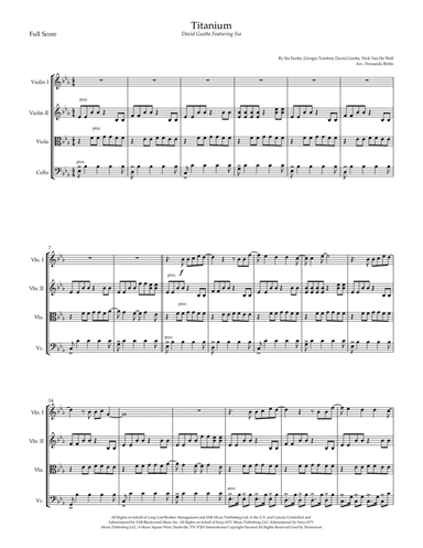 Titanium (arr. Fernando Britto)