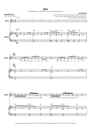 Pov (arr. Alex Van den Broek)