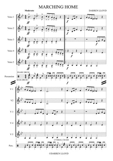 Marching home  - For flexible band