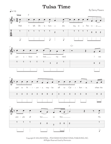 Tulsa Time (arr. Riverside Guitar School)
