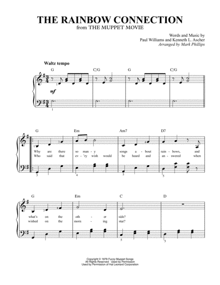 The Rainbow Connection (arr. Mark Phillips)