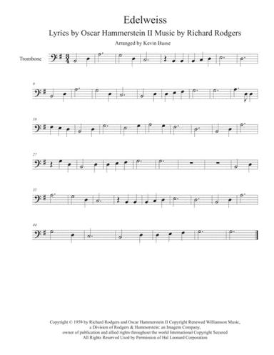 Edelweiss (arr. Kevin Busse)