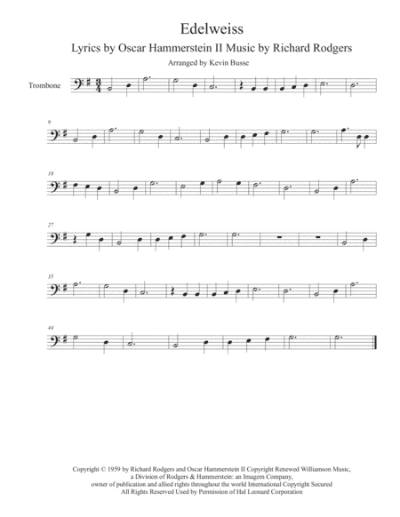 Edelweiss (arr. Kevin Busse)