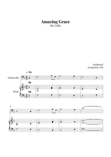 Amazing Grace (arr. GDJ)