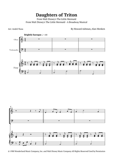 Daughters Of Triton (arr. André Nusa)