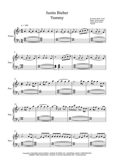 Yummy (arr. André Laitano)