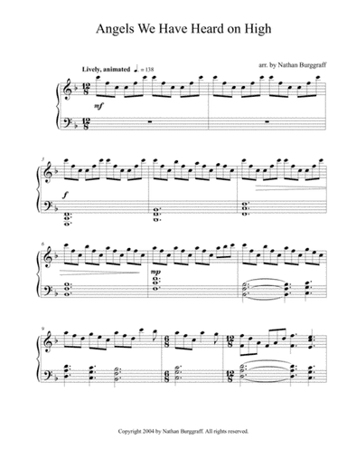 Angels We Have Heard on High (arr. Nathan Burggraff)