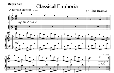 Classical Euphoria - organ solo