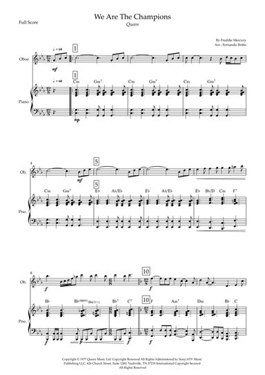 We Are The Champions (arr. Fernando Britto)