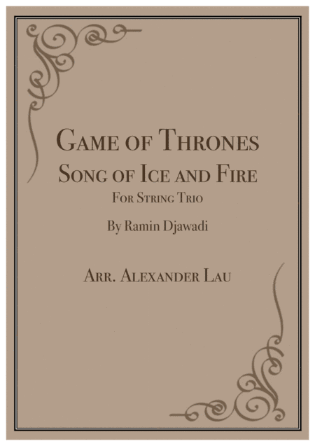 Game Of Thrones (arr. Alexander Lau)