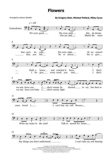 Flowers (arr. Jackson Spindler)