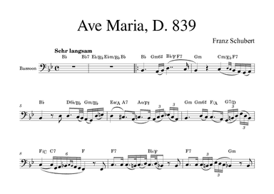 Ave Maria (arr. Golden Skull Editions)