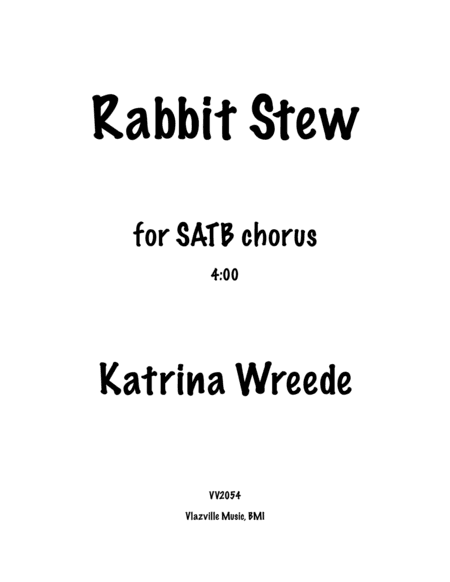 Rabbit Stew